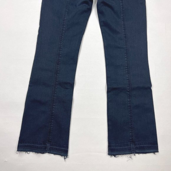AG Adriano Goldschmied Jodi Crop Jean High-rise Slim Flare Stretch Blue Women 27 - Picture 6 of 12